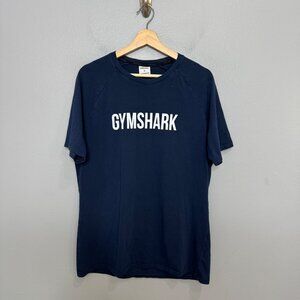 GYMSHARK apollo crew neck tee in navy size XL